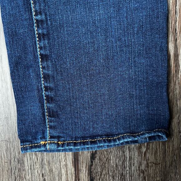 Abercrombie Kids Girl's 16 a&f  Skinny Dark Wash Stretch Jeans - Picture 6 of 7